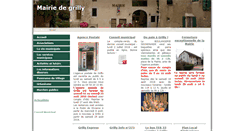 Desktop Screenshot of mairie-grilly.fr