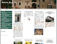Tablet Screenshot of mairie-grilly.fr
